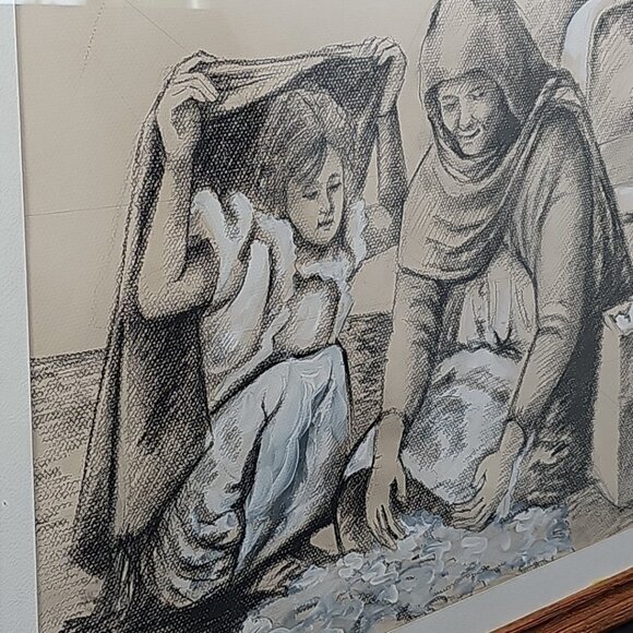 Original Conrado 1 Of 1 Painting Pencil Sketch Painting With Personal Message - Picture 7 of 12